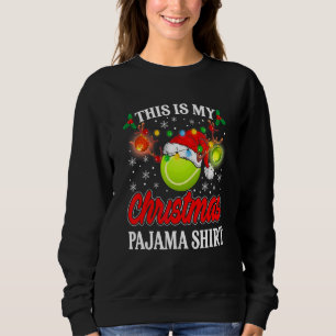 Sudadera Este Es Mi Navidad Tennis Pajama Enciende Santa Xm