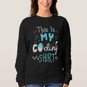 Sudadera Este Es Mi Ordenador Programador Coding Nerd