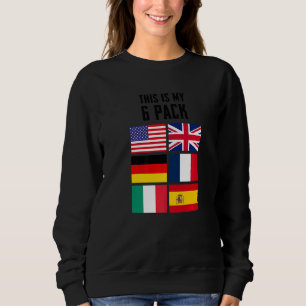Sudadera Este Es Mi Paquete De 6 Diseños Gráficos Sarcástic