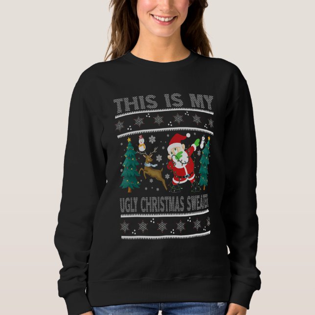 Sudadera Este Es Mi Perro Dabb De Rano De Hielo (Anverso)