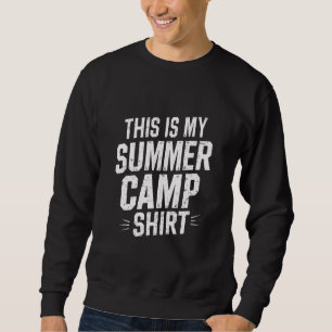 Sudadera Este Es Mi Personal Del Campamento De Camisas De V