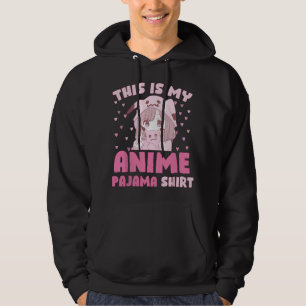 Sudadera Este es mi pijama de anime lindo kawaii chica de a