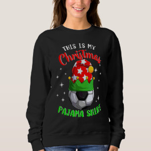 Sudadera Este Es Mi Pijama De Navidad  Gorra De Duendes De 