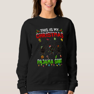 Sudadera Este Es Mi Pijama De Navidad Xmas Escuadrón De Ara