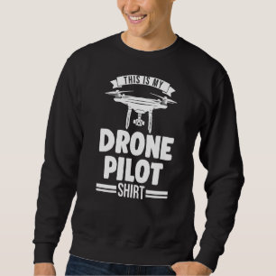 Sudadera Este Es Mi Piloto De Aviones Drónicos Piloto