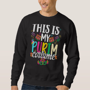 Sudadera Este Es Mi Purim Costume Judío Feliz Día de Purim