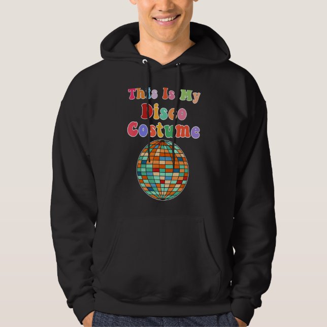 Sudadera Este es mi retro Fiesta Funky con disfraces disco  (Anverso)