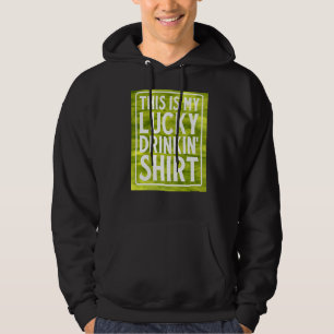 Sudadera Este Es Mi Suerte Beer Verde Whiskey