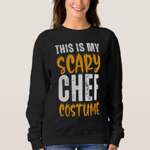 Sudadera Este Es Mi Temeroso Chef Costume Funny Chef Hallow