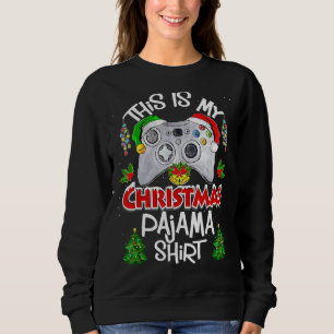 Sudadera Este es mi video divertido de los Navidades Pajama