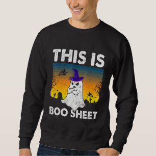 Sudadera Este Es Un Disfraz Retro De Halloween De Fantasma
