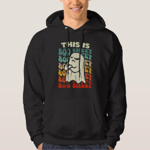 Sudadera Este es un disfraz retro de Halloween de fantasma