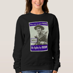 Sudadera Este Hombre Es Tu Amigo Que Lucha Por La Libertad
