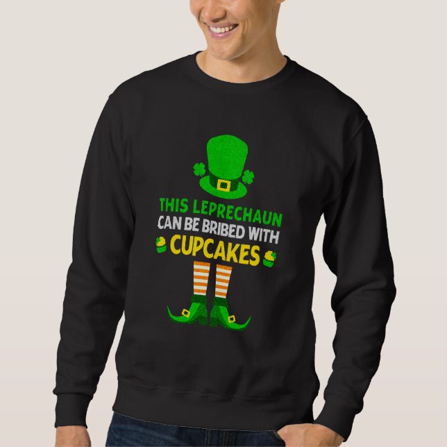 Sudadera Este Leprechaun Puede Ser Sobornado Con Pasteles D (Anverso)