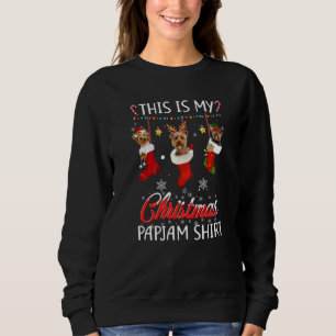 Sudadera Este Navidad Pajama Yorkshire En Socks Dog