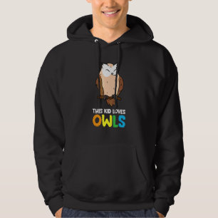 Sudadera Este Niño Ama Búhos Niños Y Niñas Búho Adorable