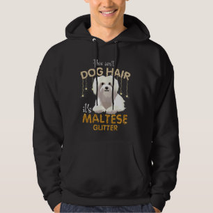 Sudadera Este no es pelo de perro, es Purpurina maltesa lar