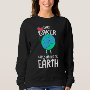 Sudadera Este panadero se preocupa por la naturaleza de la