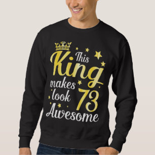 Sudadera Este Rey Hace Que 73 Años De Edad Se Vieran Alegre