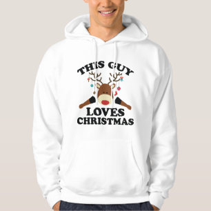 Sudadera Este tipo ama a los Navidades