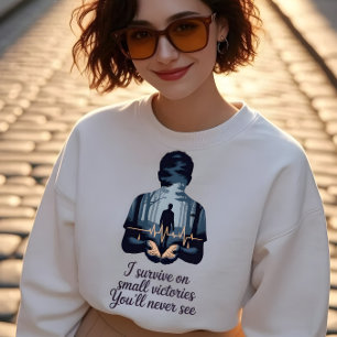 Sudadera estética de bosque en sombra