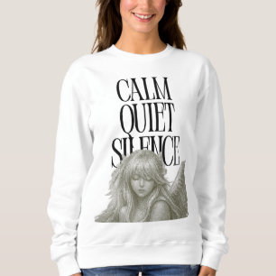 Sudadera estética de calma silencio tranquilidad