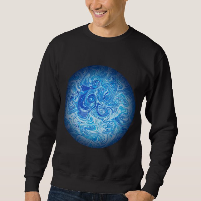 Sudadera estética de marea tranquila (Anverso)