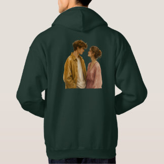 Sudadera estética de pareja minimalista