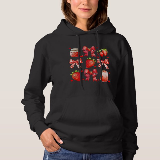 Sudadera Estética del amor de fresa (Anverso)