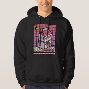Sudadera Estética elegante de Otaku japonés de los 90 leche