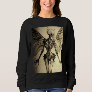 Sudadera Estética Grunge Fairycore Mariposa Horror Gótico