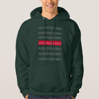 Sudadera Estética Moderna "SÓLO BUENAS VIBRAS"