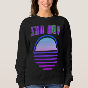 Sudadera Estética Vaporwave Retro 90s 80s Chico Triste