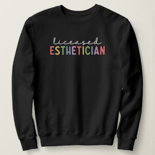 Sudadera Esteticista esteticista con licencia cosmetólogo