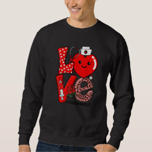Sudadera Estetoscopio de corazón de amor Madre Bebé Enferme