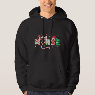 Sudadera Estetoscopio de Navidad para Enfermeras Pijamas de