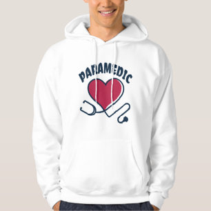 Sudadera Estetoscopio paramédico con corazón
