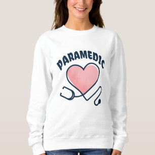 Sudadera Estetoscopio paramédico con corazón