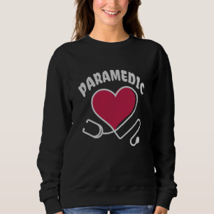 Sudadera Estetoscopio paramédico con corazón