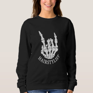 Sudadera Estilista de cabello Bone Fingers Estilista de cab