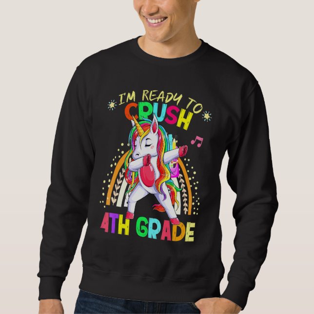Sudadera Estilo Arcoiris Estoy Listo Para Aplastar El Amort (Anverso)