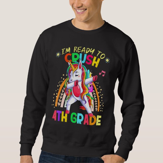 Sudadera Estilo Arcoiris Estoy Listo Para Aplastar El Amort (Anverso)