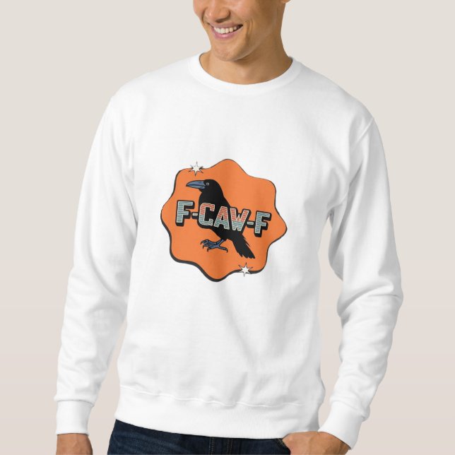 Sudadera Estilo clásico trendy casual F Caw F (Anverso)