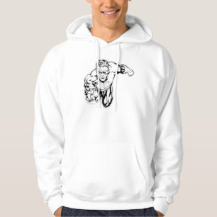 Sudadera Estilo cómico - suene en el frente, blanco y negr