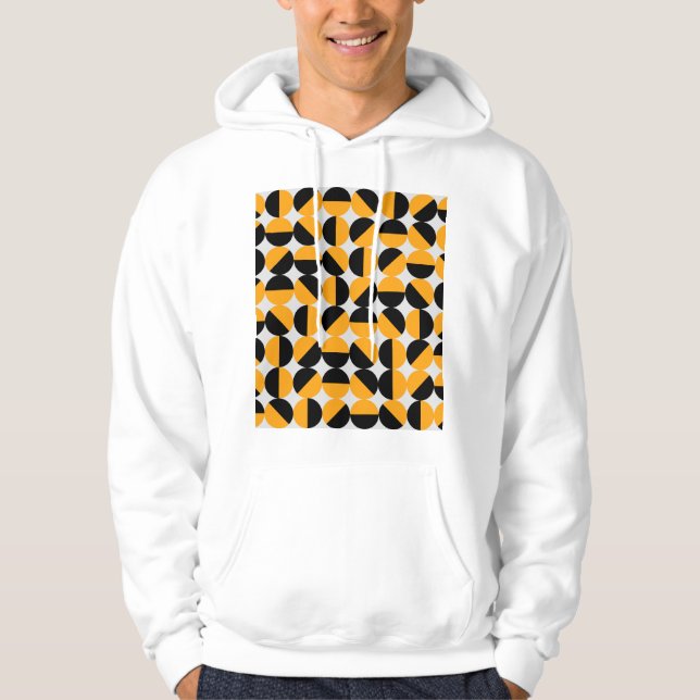 Sudadera Estilo de 70 años, medias círculos geométricos. (Anverso)