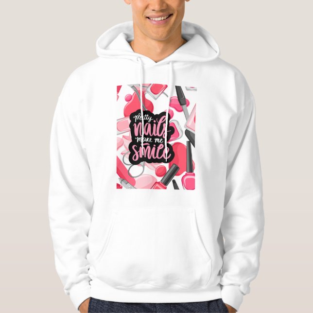 SUDADERA ESTILO DE ARTE DE NAILS (Anverso)
