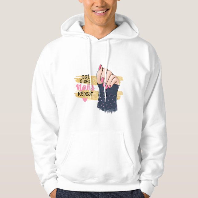 SUDADERA ESTILO DE ARTE DE NAILS (Anverso)