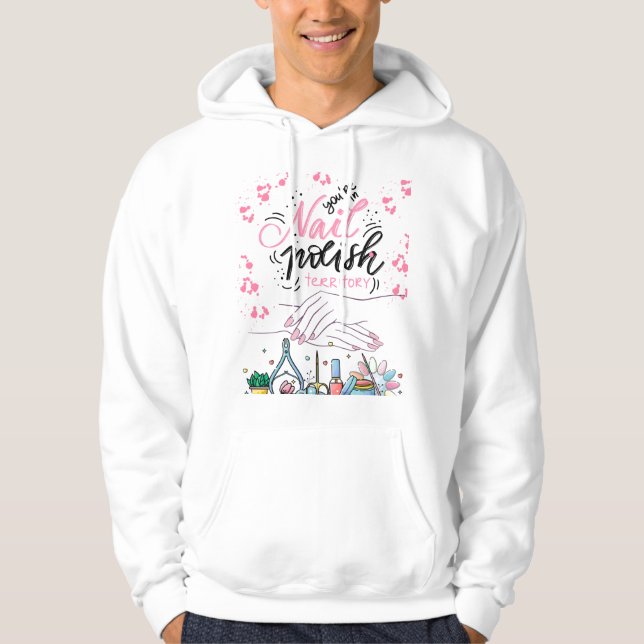 SUDADERA ESTILO DE ARTE DE NAILS (Anverso)
