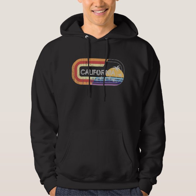 Sudadera Estilo de calle retro de California (Anverso)