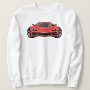 Sudadera Estilo de coche de dibujos animados